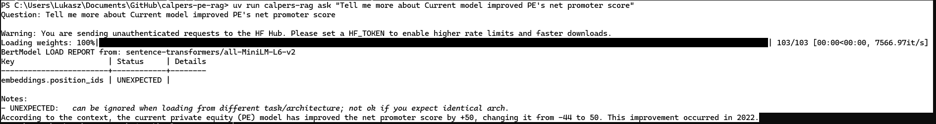 CalPERS RAG question example 1